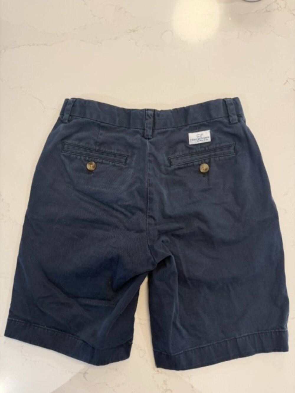 Vineyard Vines Boys Blue Breaker Khaki Shorts Size 10